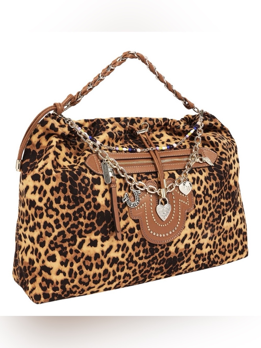 True Religion *NWT* Leopard Soho Bag